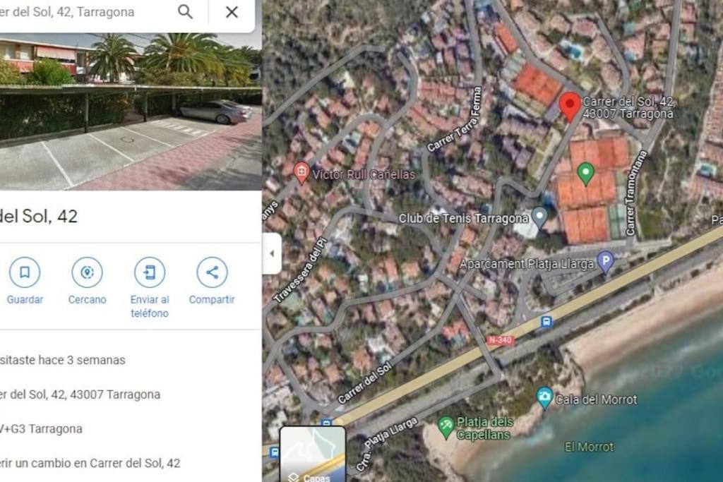 Coqueto Alojamiento Con Banera De Hidromasaje Tarragona Exterior foto